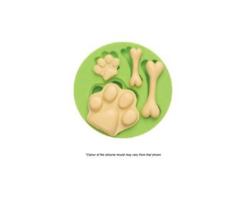 Silicone Mould Dog Bone & Paw