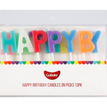 GoBake Happy Birthday Candles