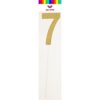 GoBake Paper Cake Topper Gold 7