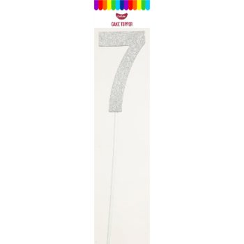 GoBake Paper Cake Topper Silver 7