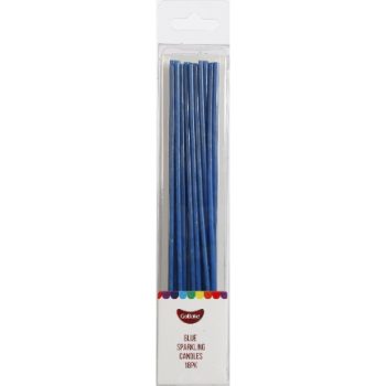 GoBake Blue Sparkling Candles Pack of 18