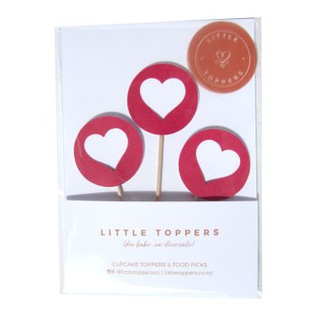 Little Toppers Heart Emoji Cupcake Topper