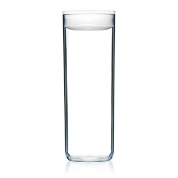 ClickClack Pantry Round Spaghetti Canister 2.4L White