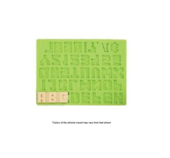 Silicone Mould Pixel Font Letters & Numbers