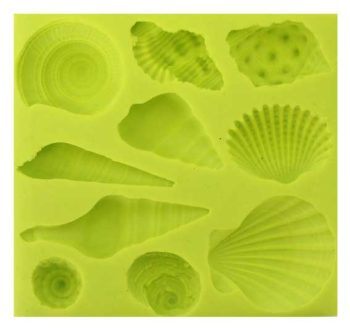 SILICONE MOULD – SEASHELLS (10)