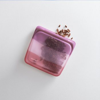 Stasher Sandwich Storage Bag Coral Triangle