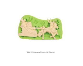 Silicone Mould Santa Sleigh
