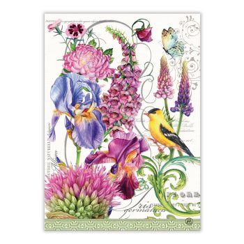 Deborahs garden Tea Towel