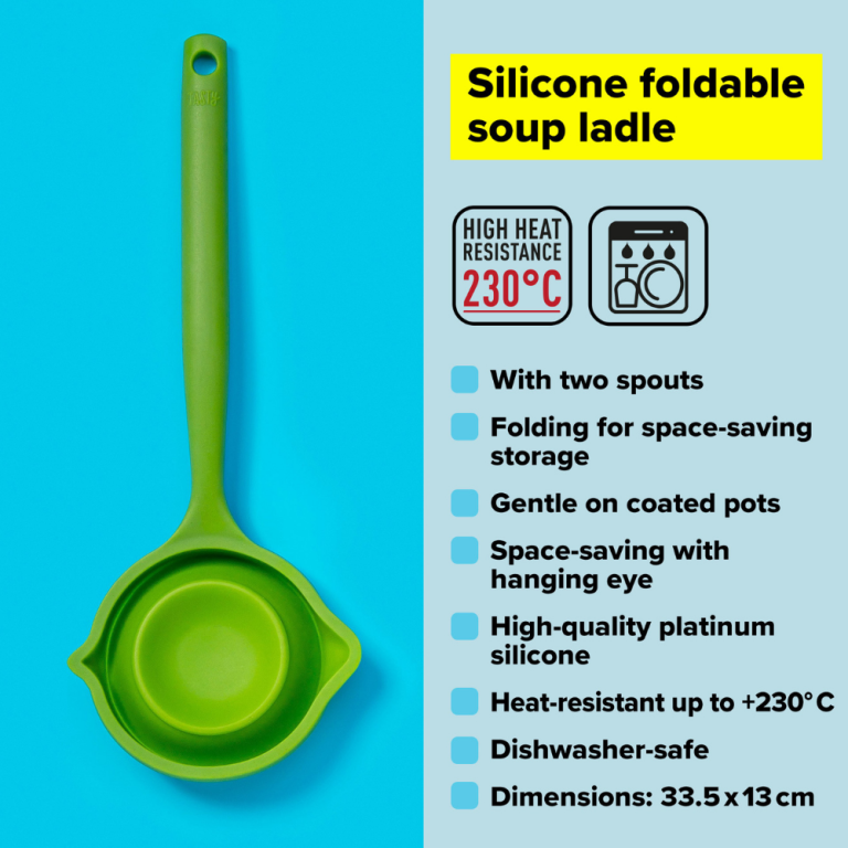 Tasty Kitchen Utensil Foldable Soup Ladle 678203 (2)