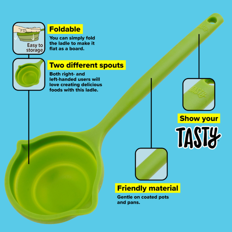 Tasty Kitchen Utensil Foldable Soup Ladle 678203 (5)