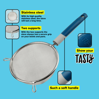 Tasty Kitchen Utensils Stainless Steel Sieve 678048 (3)