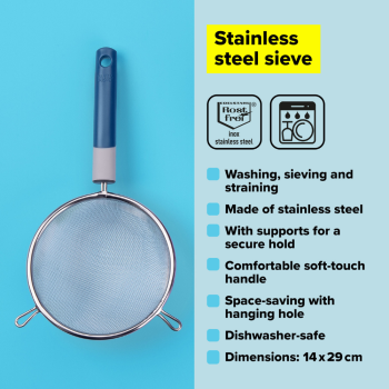 Tasty Kitchen Utensils Stainless Steel Sieve 678048 (4)
