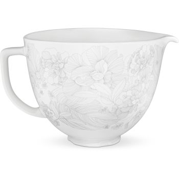 kitchenaid ceramic bowl whispering floral pattern