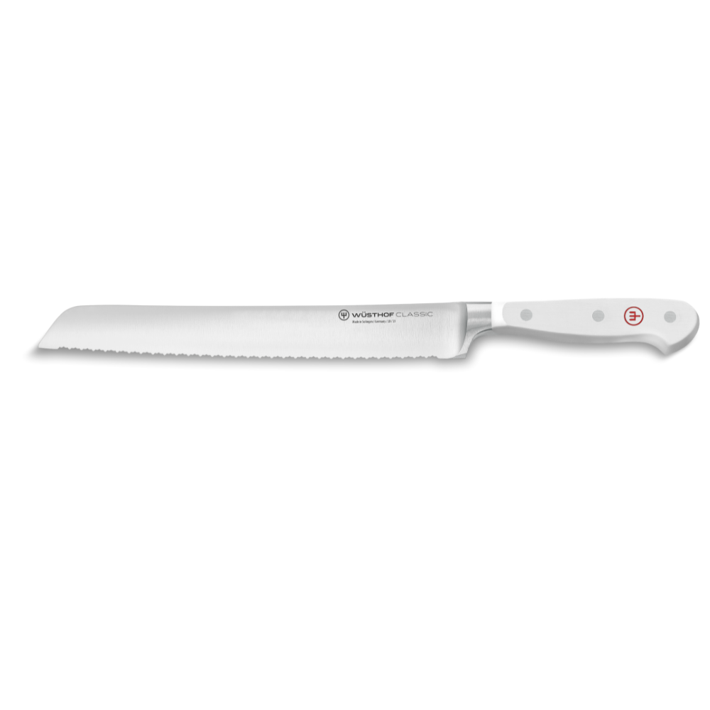 Wusthof Classic White Series Serrated Bread Knife 23