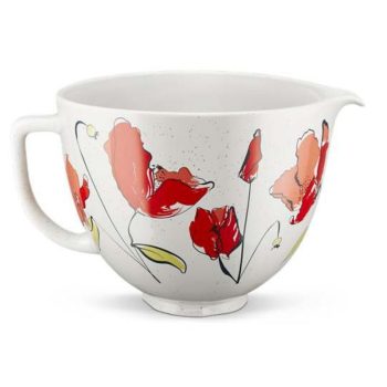 Kithenaid Poppy ceramic bowl-KSM2CB5PPY