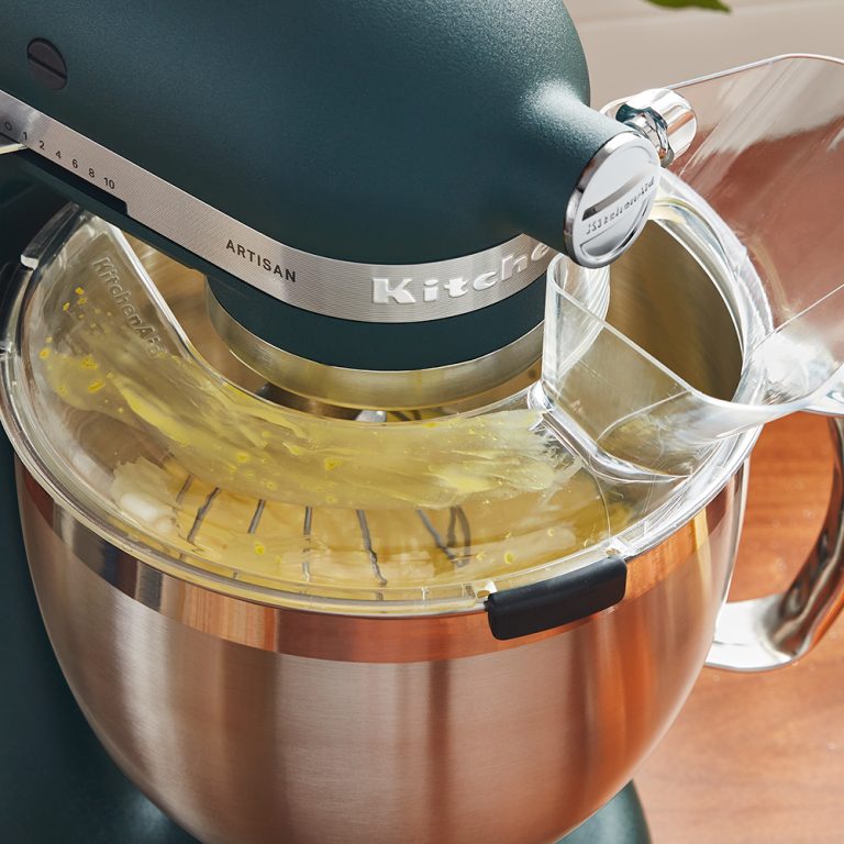 KitchenAid Mixer Artisan 5 Quart Capacity Glass Bowl Mixer - Champagne Gold