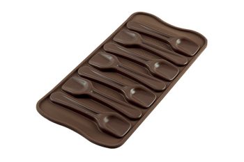 Silikomart Silicone Chocolate Mould Choco Square Spoon 7 Cavity