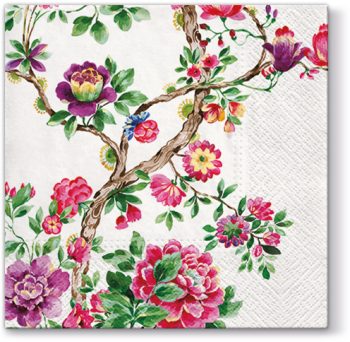 PAW Decor Lunch Napkins 33cm Japanese Garden Pack of 20
