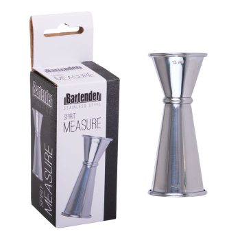 Bartender Stainless Steel Spirit Jigger 15/30ml