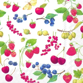 IHR Lunch Napkin Fruits Of Summer
