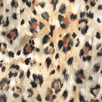 IHR Lunch Napkin Leonard Light Brown