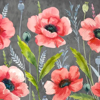 IHR Lunch Napkin Mohana Grey