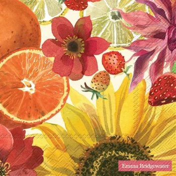 IHR Lunch Napkin Fruits and Flowers Emma Bridgewater