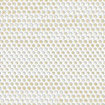 IHR Lunch Napkin Artdeco Dots White Gold