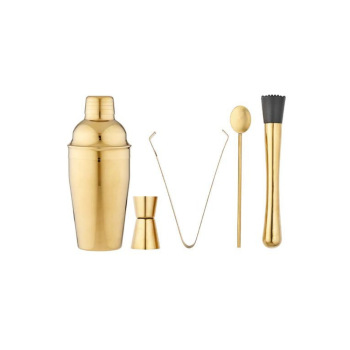Tempa Aurora 5 Piece Cocktail Set Gold