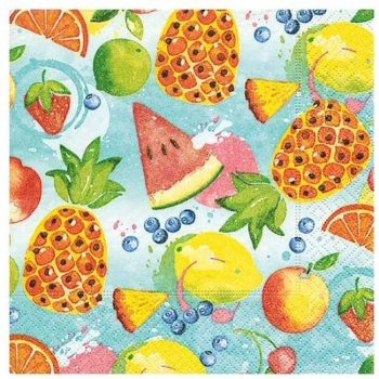 Paper+Design Lunch Napkin 33cm Tropical Fruits
