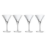 Luigi Bormioli Bach Martini Glasses 260ml Set of 4