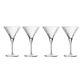 Luigi Bormioli Bach Martini Glasses 260ml Set of 4