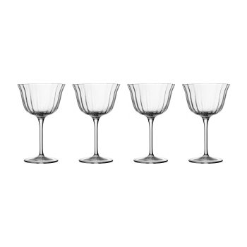 Luigi Bormioli Bach Retro Fizz Glasses 260ml Set of 4