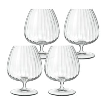 Luigi Bormioli Optica Cognac 465ml Set of 4