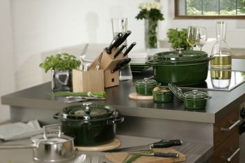 65025 65030 – Staub Basil Green Cocottes – LS