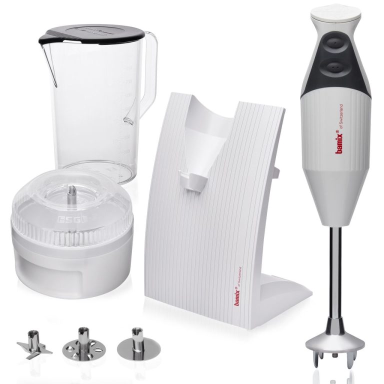 bamix SwissLine Immersion Blender Light Grey with Accessories Chef's