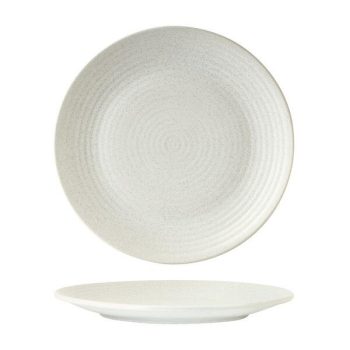 90071 Round Plate – Ribbed