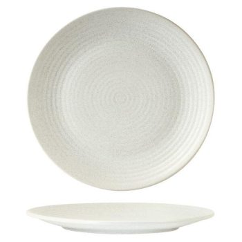 90073 Round Plate – Ribbed