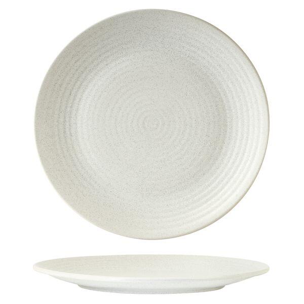 90073 Round Plate – Ribbed