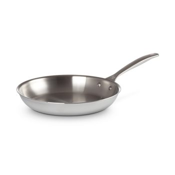 Le Creuset Signature 3Ply Stainless Steel Uncoated Shallow Frying Pan (4 Sizes)