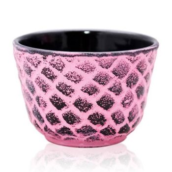 Blush Pink Fan Cast Iron Cup 125ml