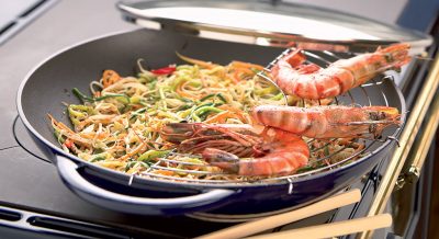 cast iron wok