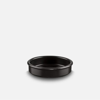 Regás Terracotta Tapa Dish Black Professional Glaze (2 Sizes)