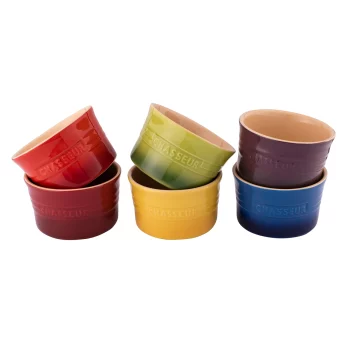 Chasseur Macaron Vivid Collection 10cm Ramekin Set of 6
