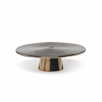 DutchDeluxes Ceramic Food Stand Platinum (2 Sizes)