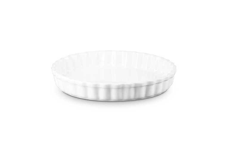 9101592801 TART DISH 28CM WHITE 28c