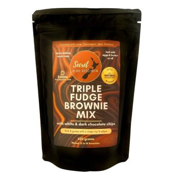 Secret Kiwi Kitchen Triple Fudge Brownie Mix 620g