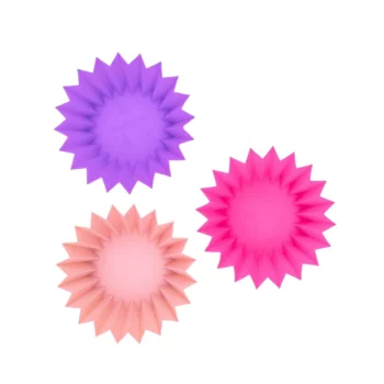 Lunch Punch Silicone Cups Pink Set of 3