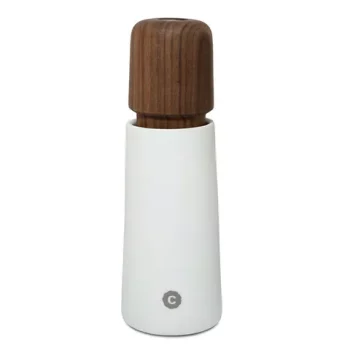 CrushGrind Stockholm Mill 17cm Walnut & White Porcelain