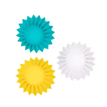 Lunch Punch Silicone Cups Yellow Set of 3